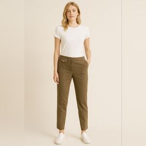 Hugo Boss Camel Straight Leg Women's High Rise Wool 12 EUC